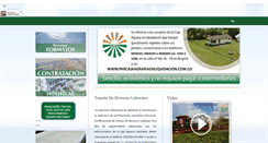 Desktop Screenshot of parcajaagrariaenliquidacion.com.co